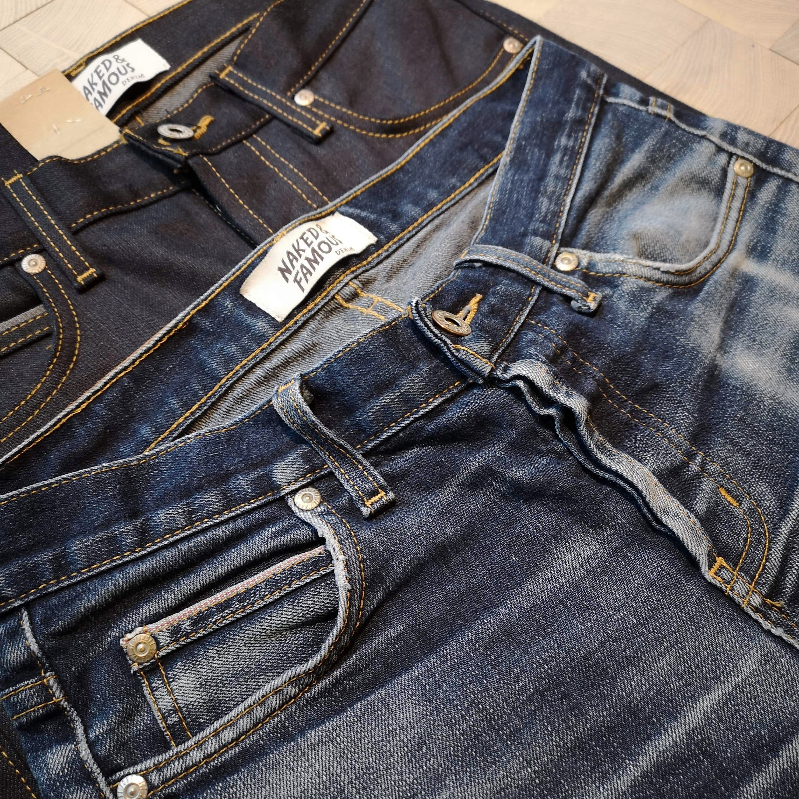 Naked and famous deep indigo stretch hot sale